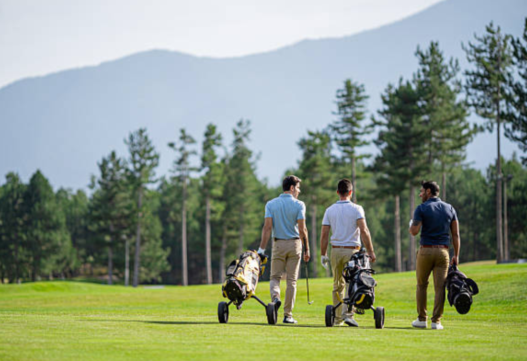 Torba golfowa z kijami